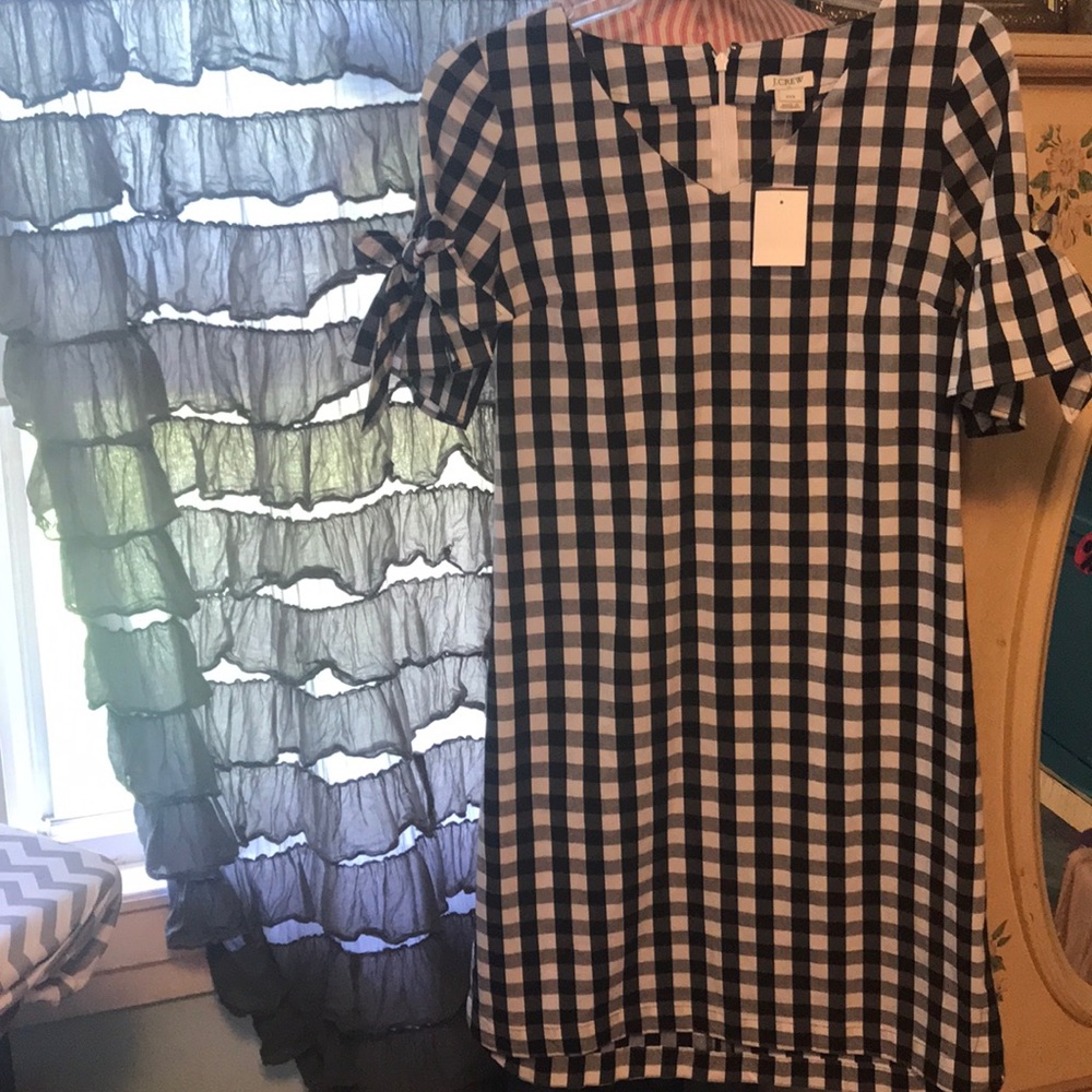 NWT j crew bow sleeve dress